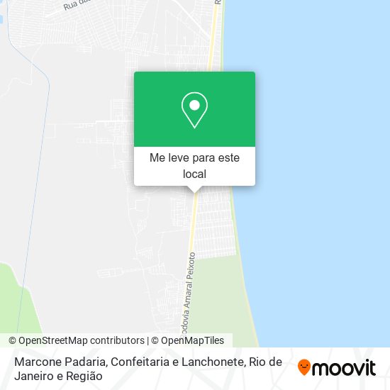 Marcone Padaria, Confeitaria e Lanchonete mapa