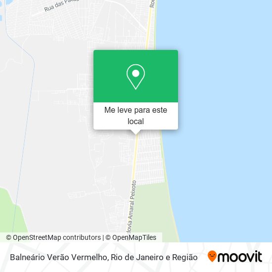 Balneário Verão Vermelho mapa