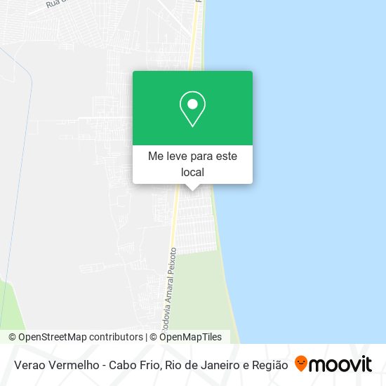 Verao Vermelho - Cabo Frio mapa