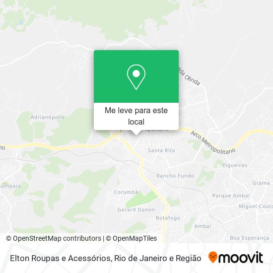 Elton Roupas e Acessórios mapa