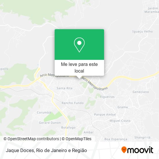Jaque Doces mapa