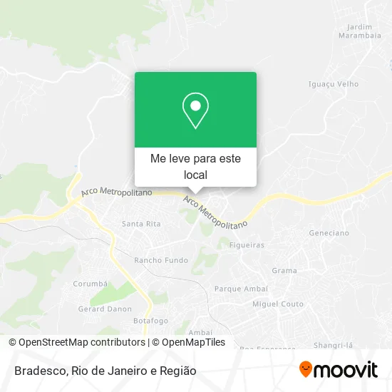 Bradesco mapa