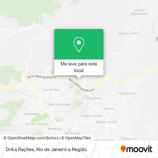 Drika Rações mapa