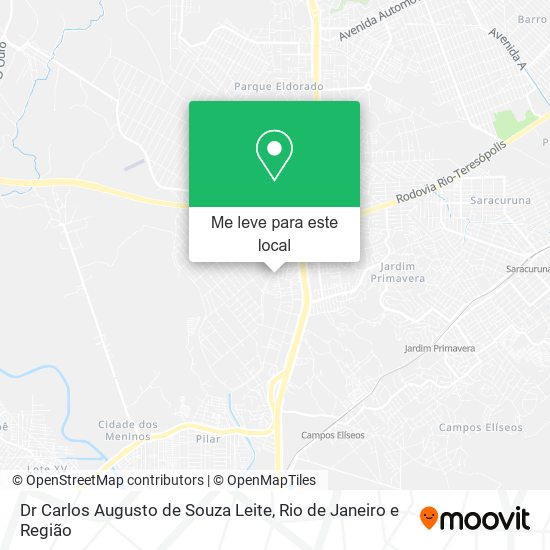 Dr Carlos Augusto de Souza Leite mapa
