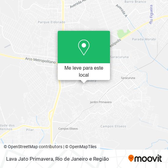 Lava Jato Primavera mapa