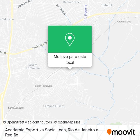 Academia Esportiva Social Ieab mapa