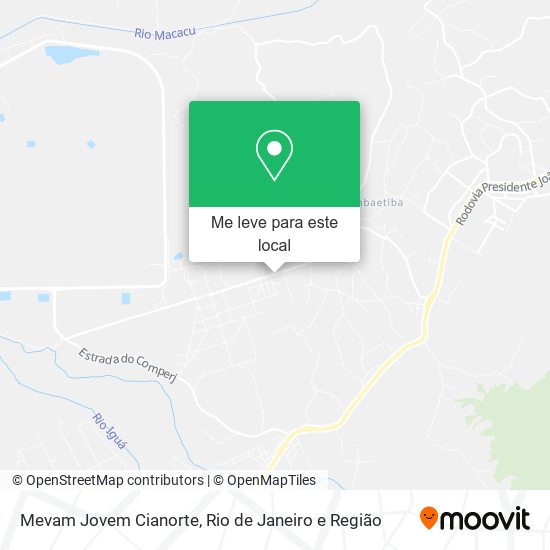 Mevam Jovem Cianorte mapa