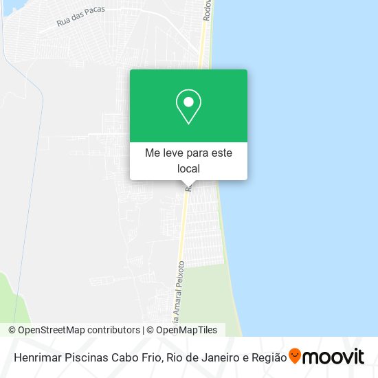Henrimar Piscinas Cabo Frio mapa