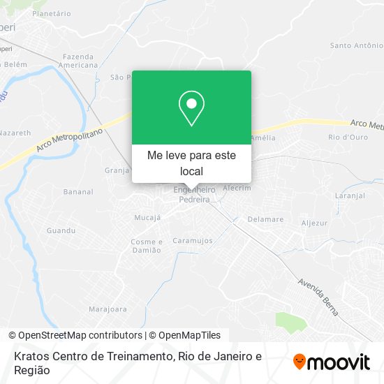 Kratos Centro de Treinamento mapa