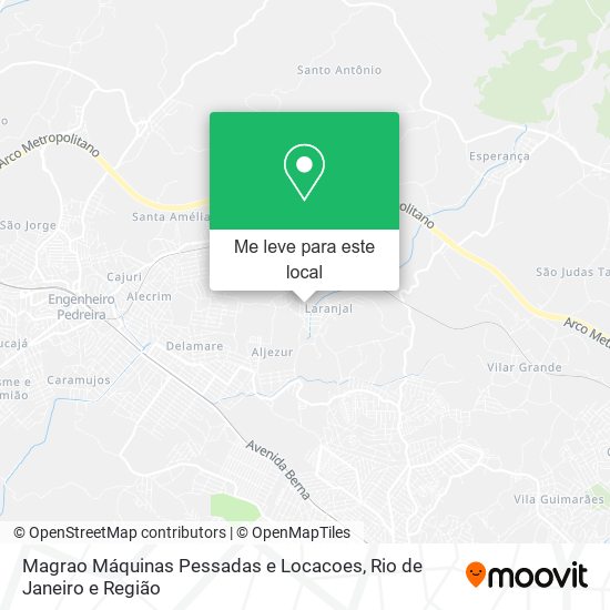 Magrao Máquinas Pessadas e Locacoes mapa