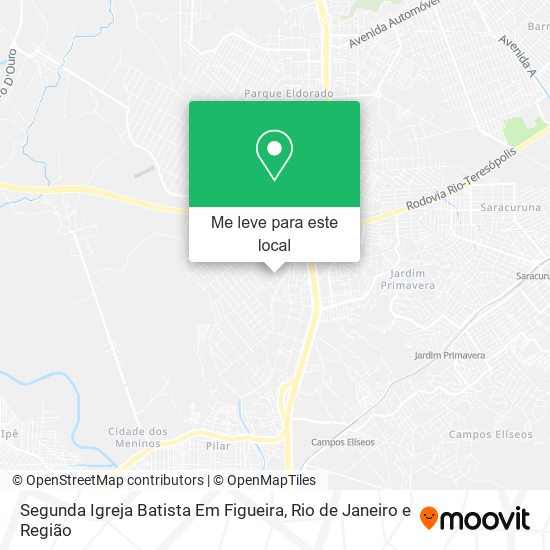 Segunda Igreja Batista Em Figueira mapa