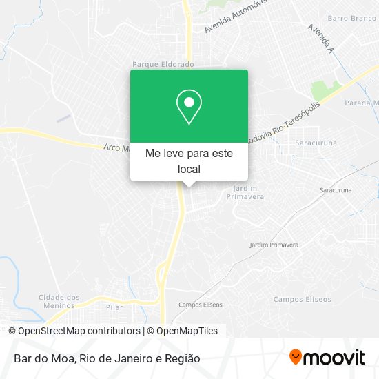 Bar do Moa mapa