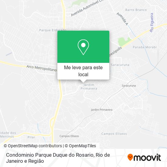 Condominio Parque Duque do Rosario mapa