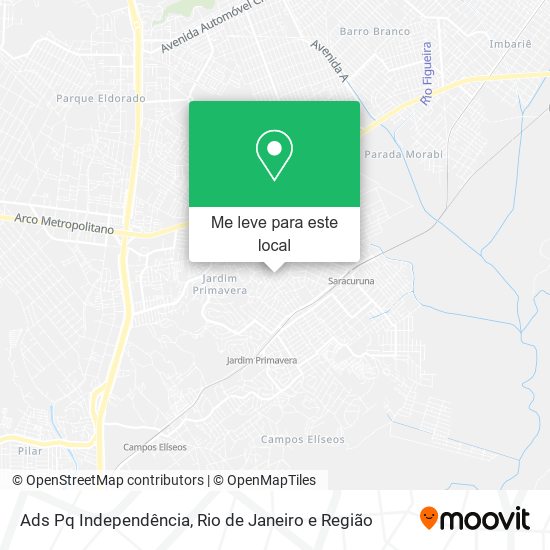 Ads Pq Independência mapa