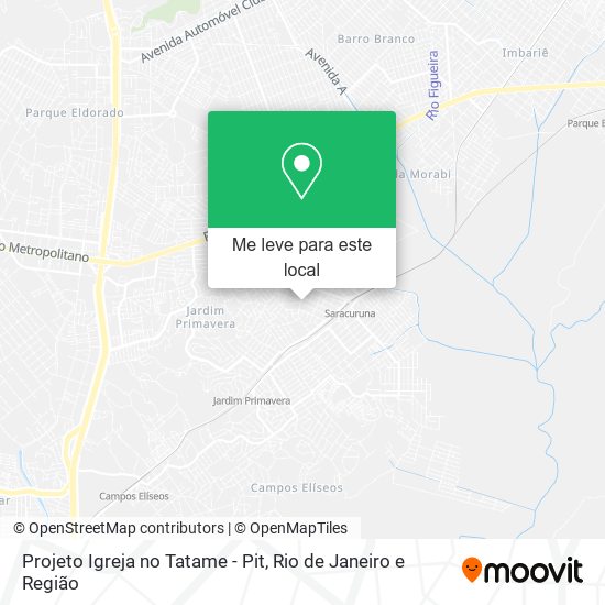 Projeto Igreja no Tatame - Pit mapa