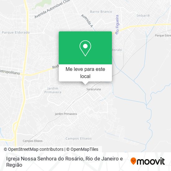 Igreja Nossa Senhora do Rosário mapa