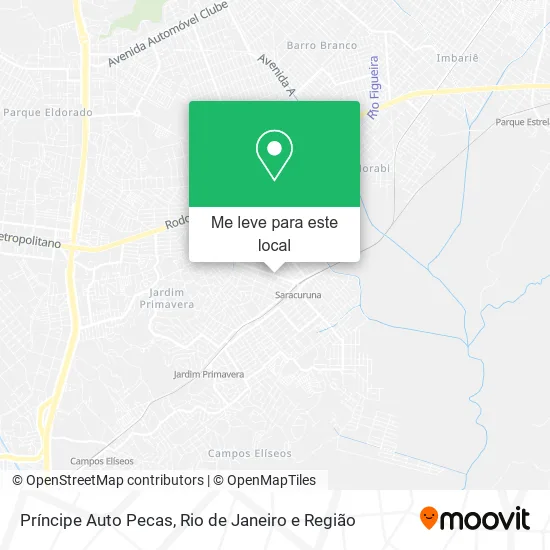 Príncipe Auto Pecas mapa