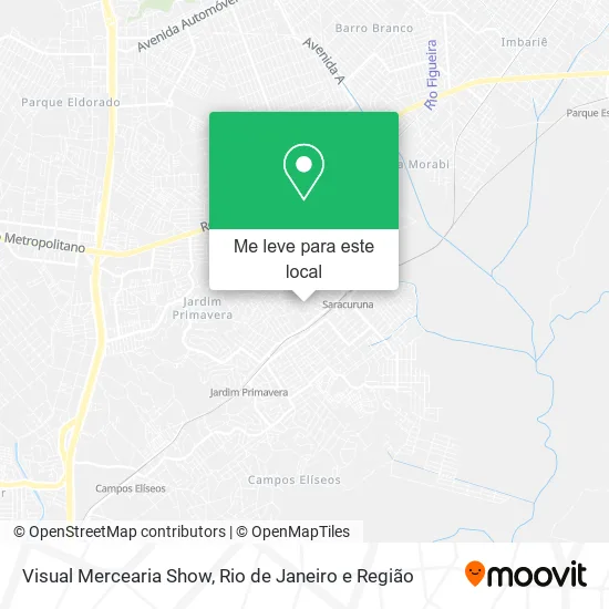 Visual Mercearia Show mapa