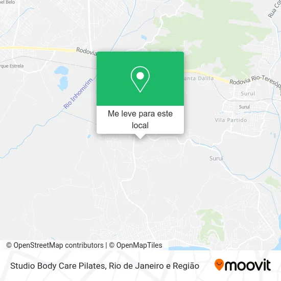 Studio Body Care Pilates mapa