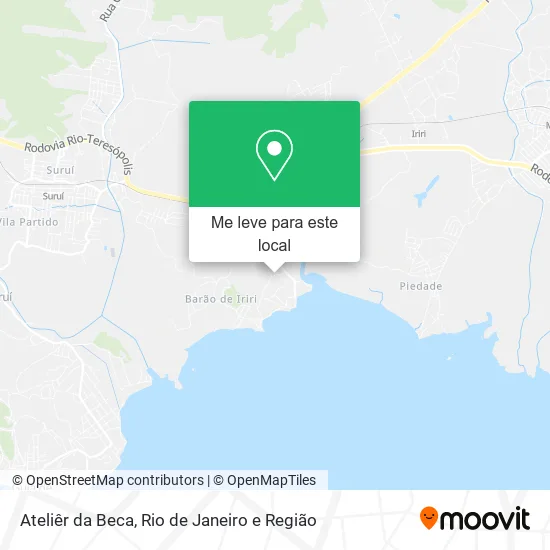 Ateliêr da Beca mapa