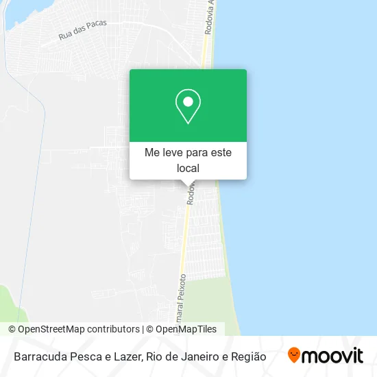 Barracuda Pesca e Lazer mapa