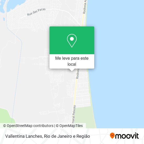 Vallentina Lanches mapa