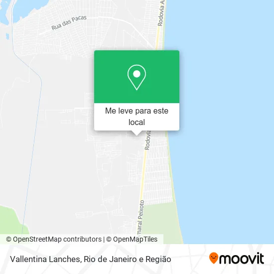 Vallentina Lanches mapa