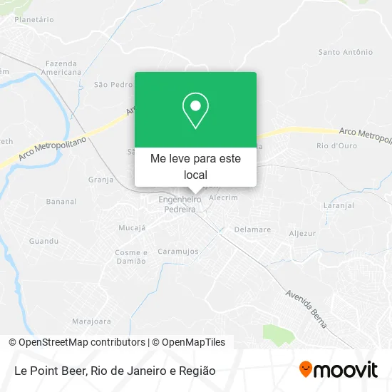 Le Point Beer mapa