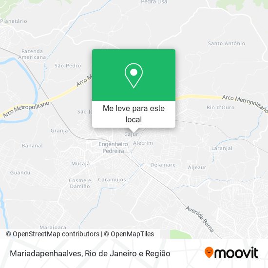 Mariadapenhaalves mapa