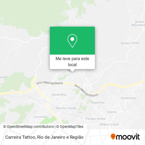 Carreira Tattoo mapa