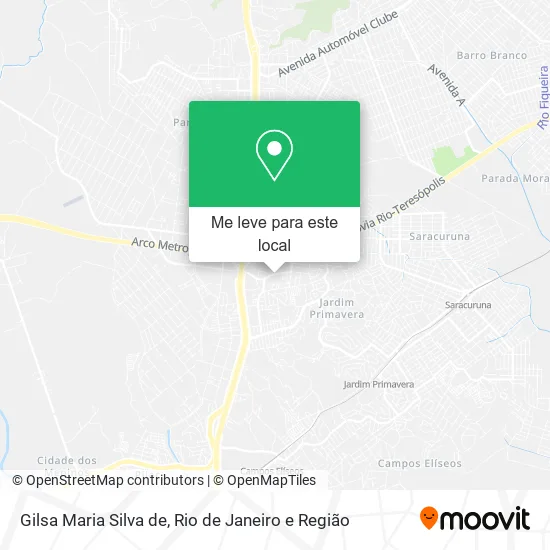 Gilsa Maria Silva de mapa