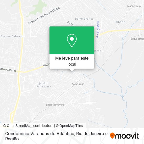 Condomínio Varandas do Atlântico mapa
