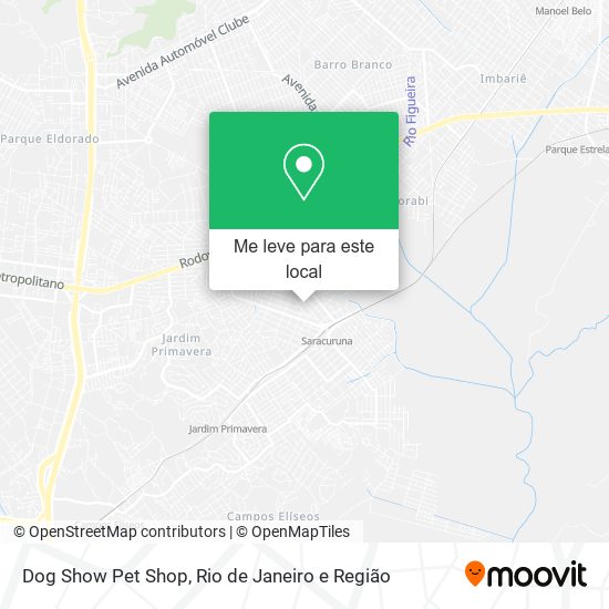 Dog Show Pet Shop mapa