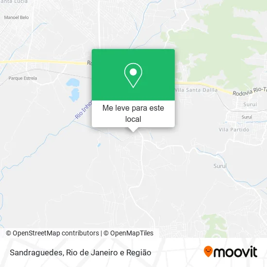 Sandraguedes mapa