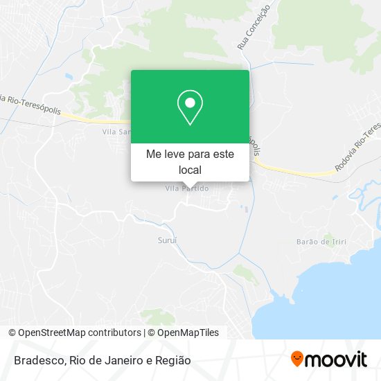 Bradesco mapa