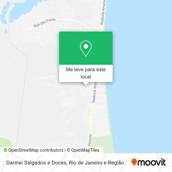 Darinei Salgados e Doces mapa