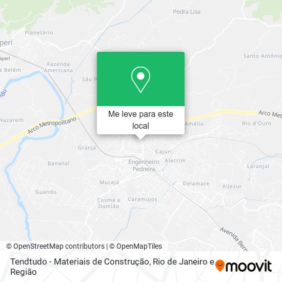 Tendtudo - Materiais de Construção mapa
