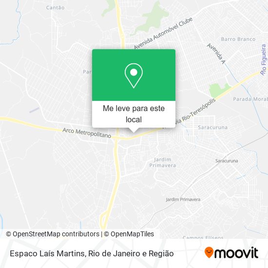 Espaco Laís Martins mapa