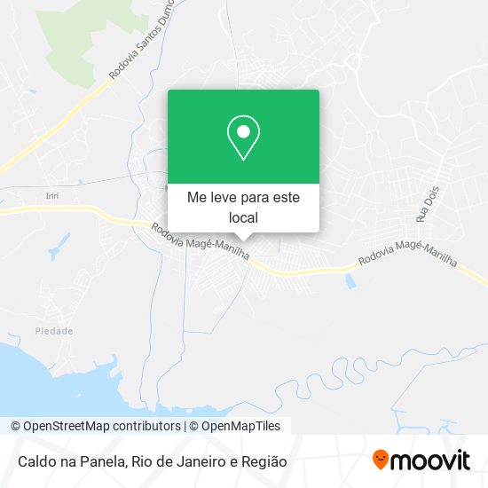 Caldo na Panela mapa