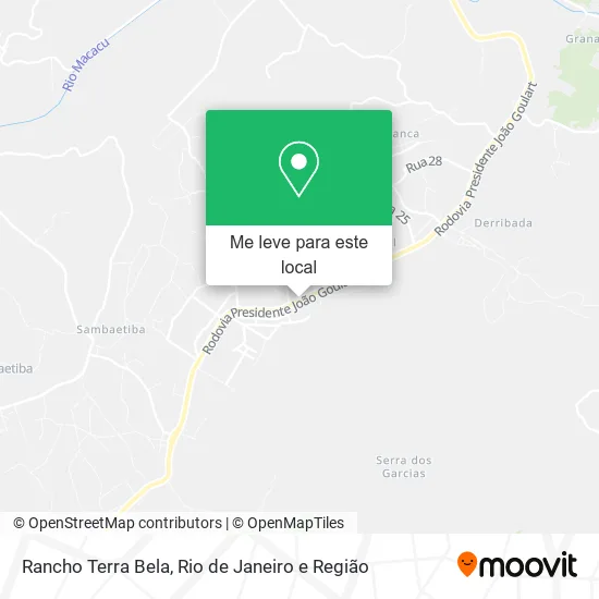 Rancho Terra Bela mapa