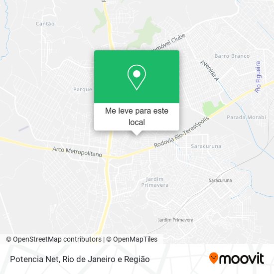 Potencia Net mapa