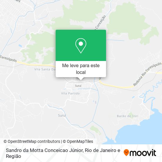 Sandro da Motta Conceicao Júnior mapa