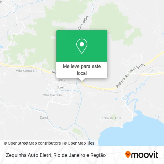 Zequinha Auto Eletri mapa