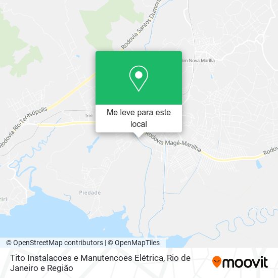 Tito Instalacoes e Manutencoes Elétrica mapa