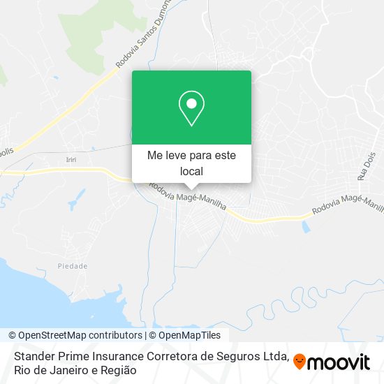 Stander Prime Insurance Corretora de Seguros Ltda mapa