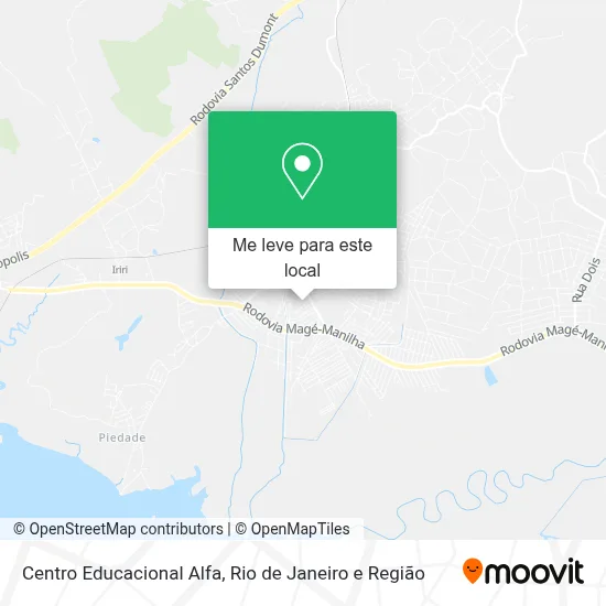 Centro Educacional Alfa mapa