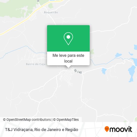 T&J Vidraçaria mapa