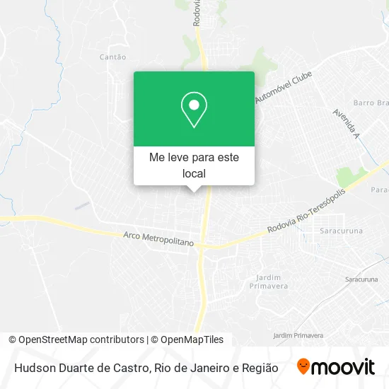 Hudson Duarte de Castro mapa