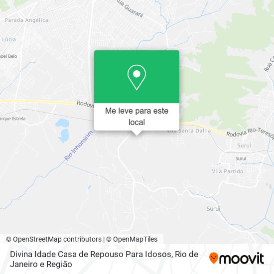 Divina Idade Casa de Repouso Para Idosos mapa