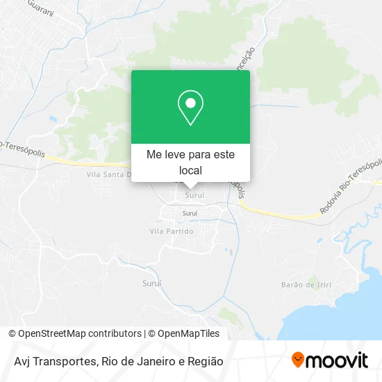 Avj Transportes mapa